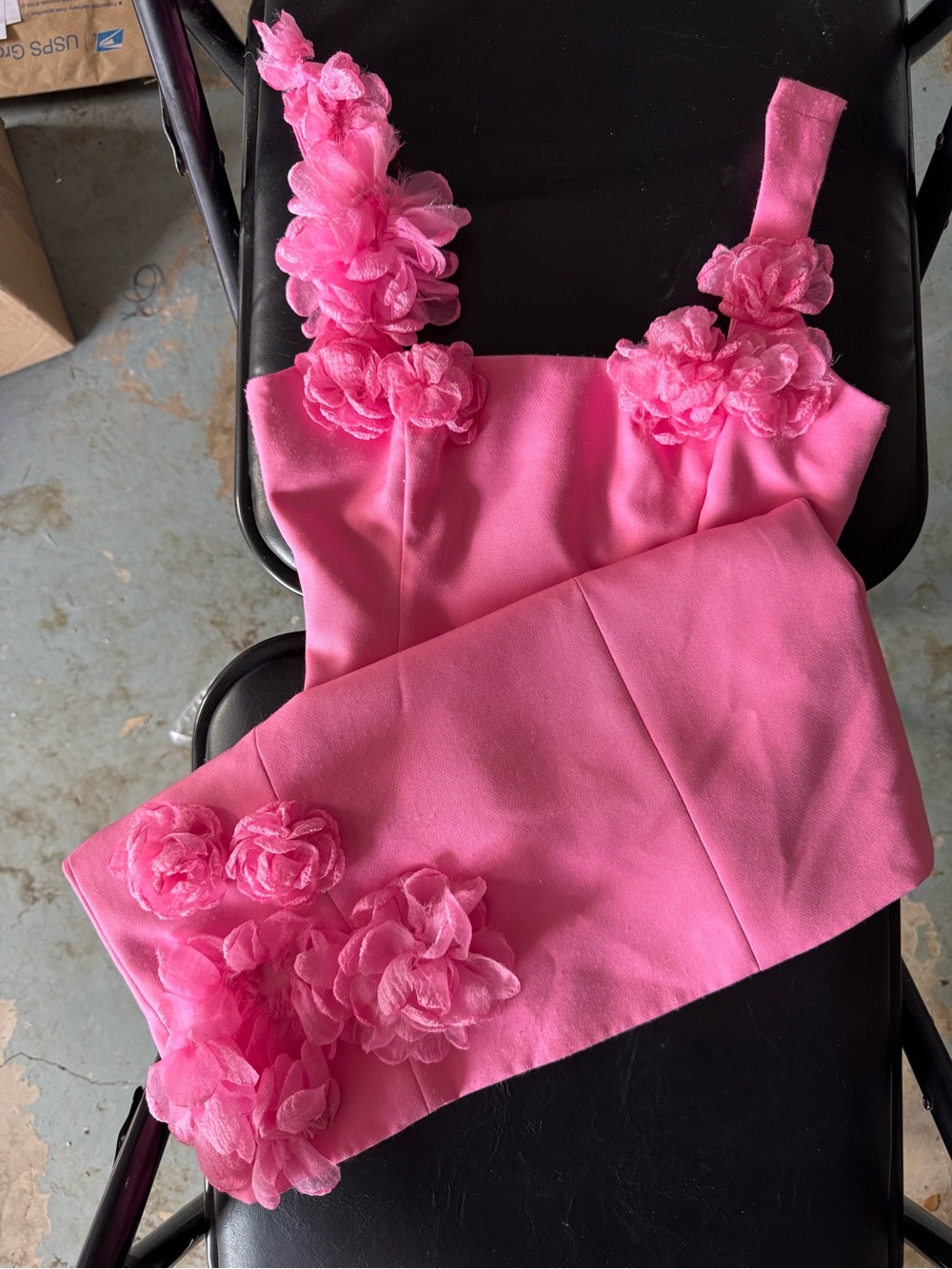 Elliatt Mini Dress Pink XXS (tailored down to XXXS) - Picture 3 of 3